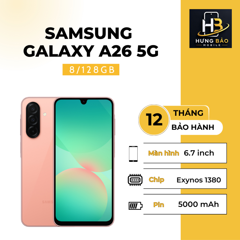 Điện Thoại Samsung Galaxy A26 5G 8GB/128GB.