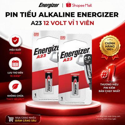 PIN ENERGIZER A23_12 VOLT - Vỉ 1 viên - Hàng chính hãng