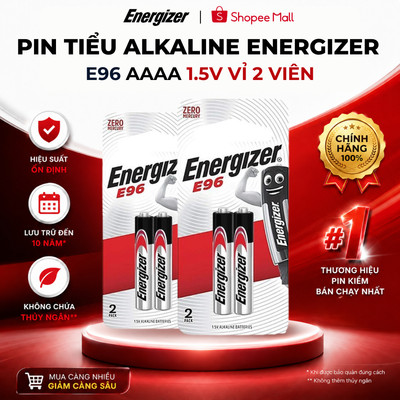 Pin Energizer AAAA E96_1.5 VOLT - Vỉ 2 viên - Hàng chính hãng
