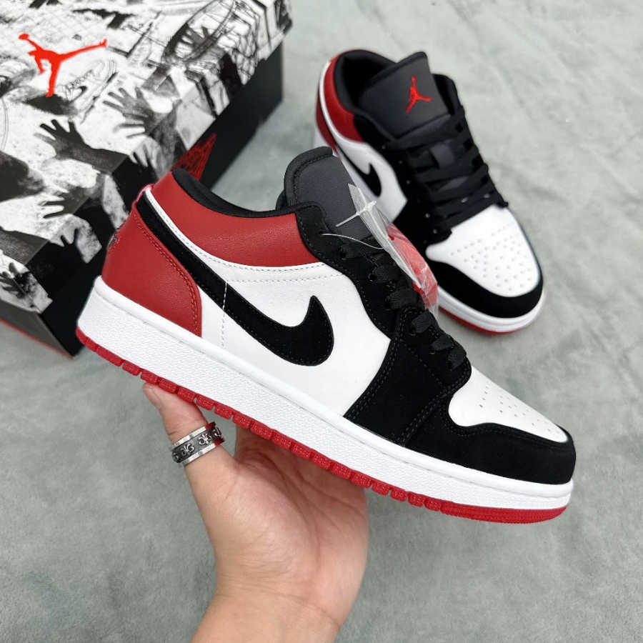 Giày JD1 low JD Black Toe  các phối màu, giày JD1 cổ thấp full bill box