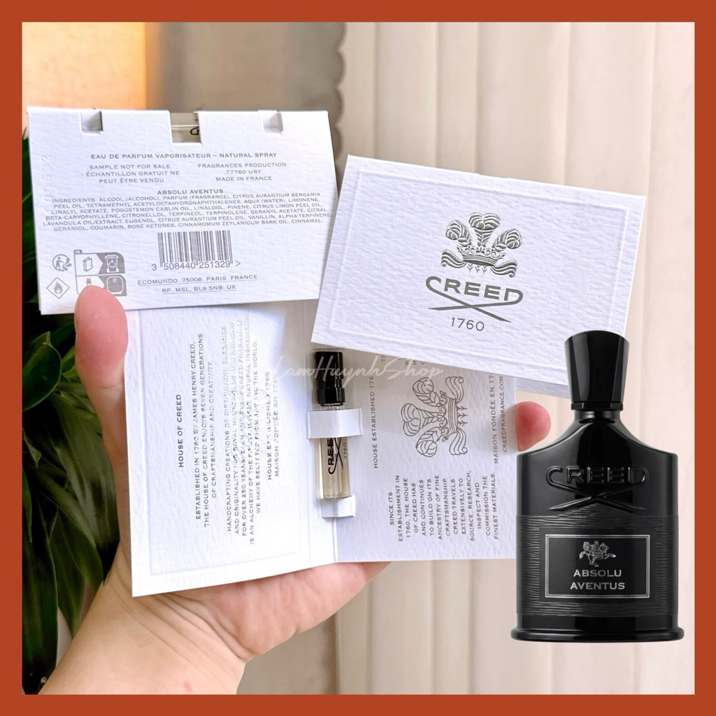 Vial nước hoa Nam CREED ABSOLU AVENTUS 1,7ml