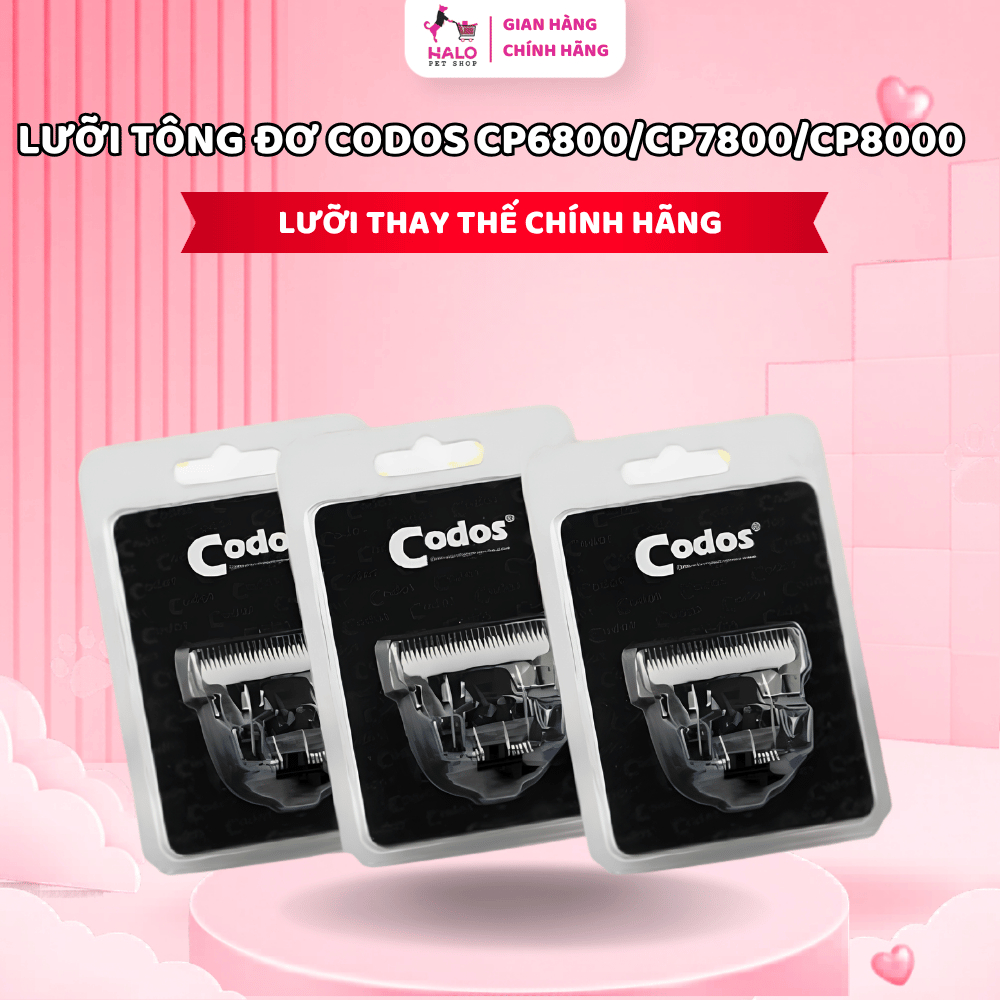 Lưỡi Tông Đơ Codos CP6800 KP3000 Lưỡi Thay Thế Máy Cắt Lông Inox Bền Đẹp Cho Chó Mèo