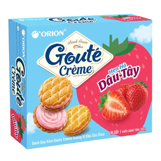 BÁNH QUY KEM GOUTE CREME 320G VỊ DÂU SỮA CHUA/ BƠ ĐẬU PHỘNG