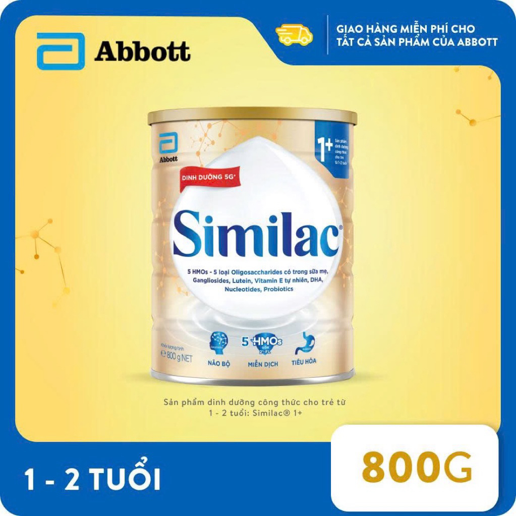 Similac Dinh dưỡng 5G 1+ 800g