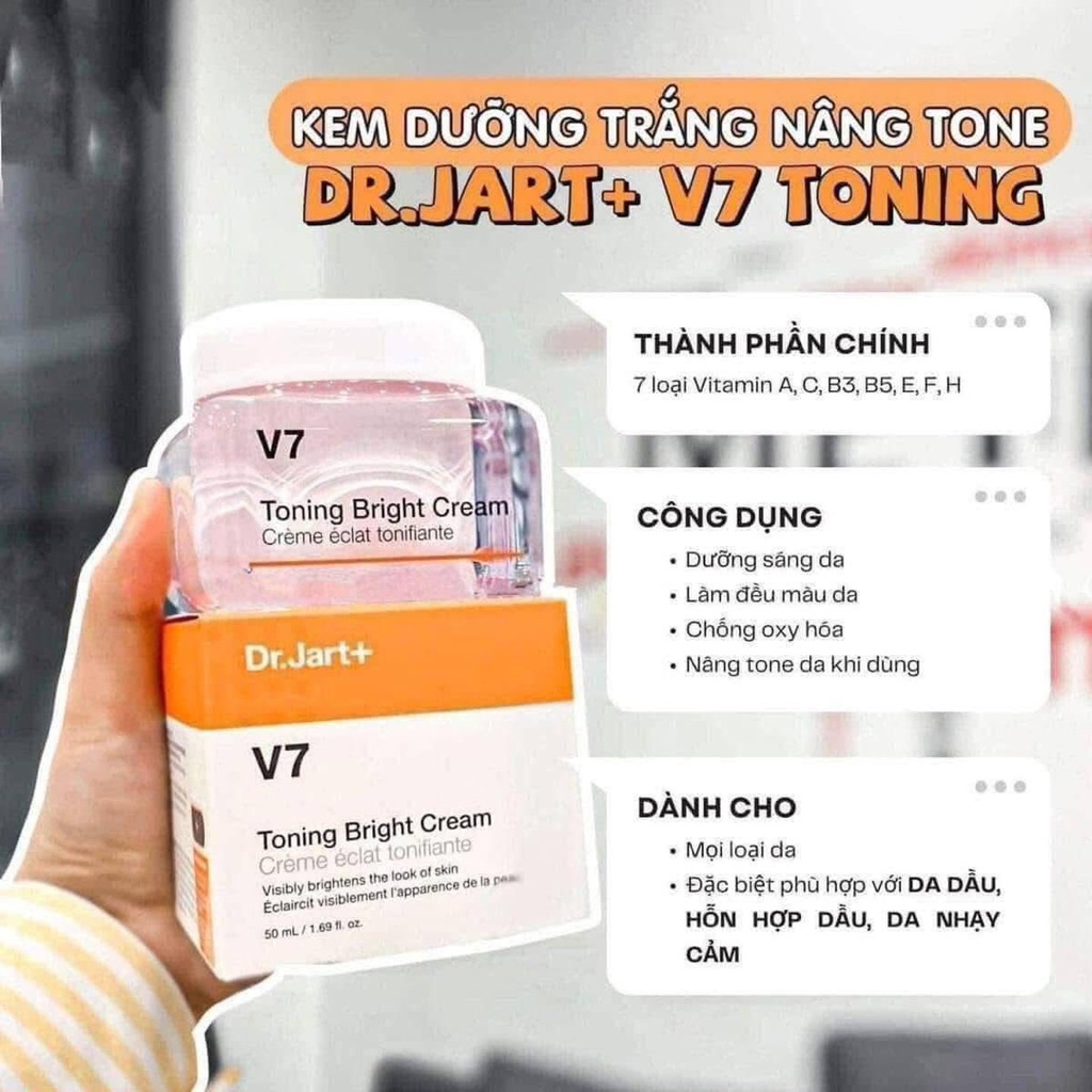 [Full 50ml] Kem V7 Toning Light Full 50ml