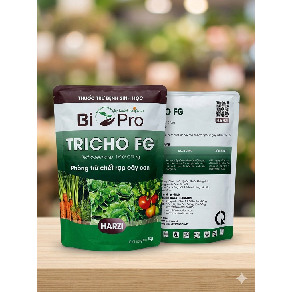Thuốc trừ bệnh sinh học Tricho FG Harzi Bi Pro by Dalat Hasfarm