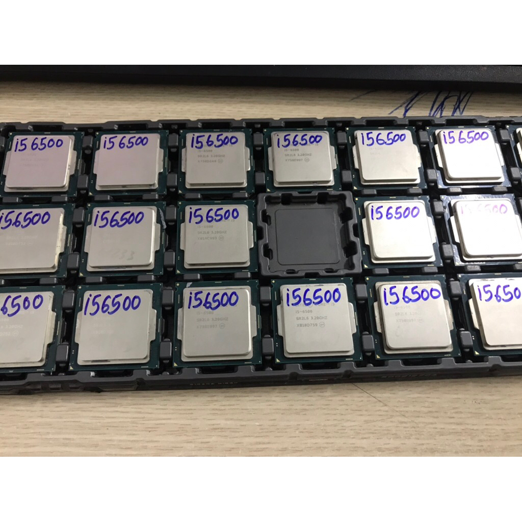 Cpu i5 6500 soket 1151 hỗ trợ main h110,b150,b250,h170,h270,q170,z170,z270... tặng keo tản nhiệt