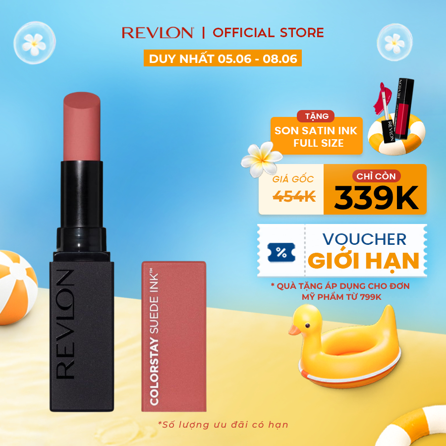 Son Môi Lâu Phai Revlon ColorStay Suede Ink Mịn Lì Như Nhung (2.55g) | BigBuy360 - bigbuy360.vn
