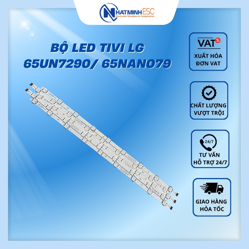 Bộ LED tivi LG 65UN7290/ 65NANO79 (5 thanh 6V N3)