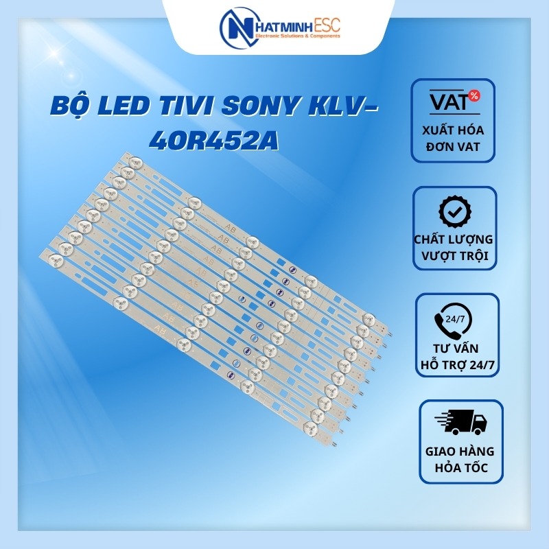 Bộ LED tivi SONY KLV-40R452A (10 thanh 3V N1)