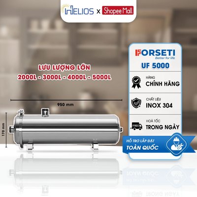 Máy Lọc Nước Đầu Nguồn UF PVDF 5000L/H – Bộ Lọc Tổng Nước Sinh Hoạt Đầu Nguồn