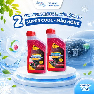 Dung Dịch Làm Mát Động Cơ Màu Hồng Super Cool 800ml Chính Hãng NLMH001, Nước Làm Mát Ô Tô,Xe Máy, Chống Ăn Mòn, Gỉ Sét