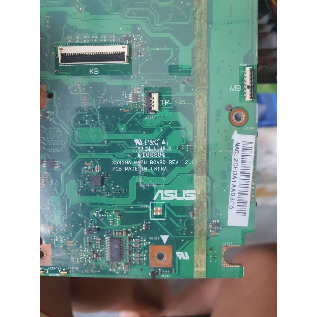 Main asus X541NA chip pentium N4200
