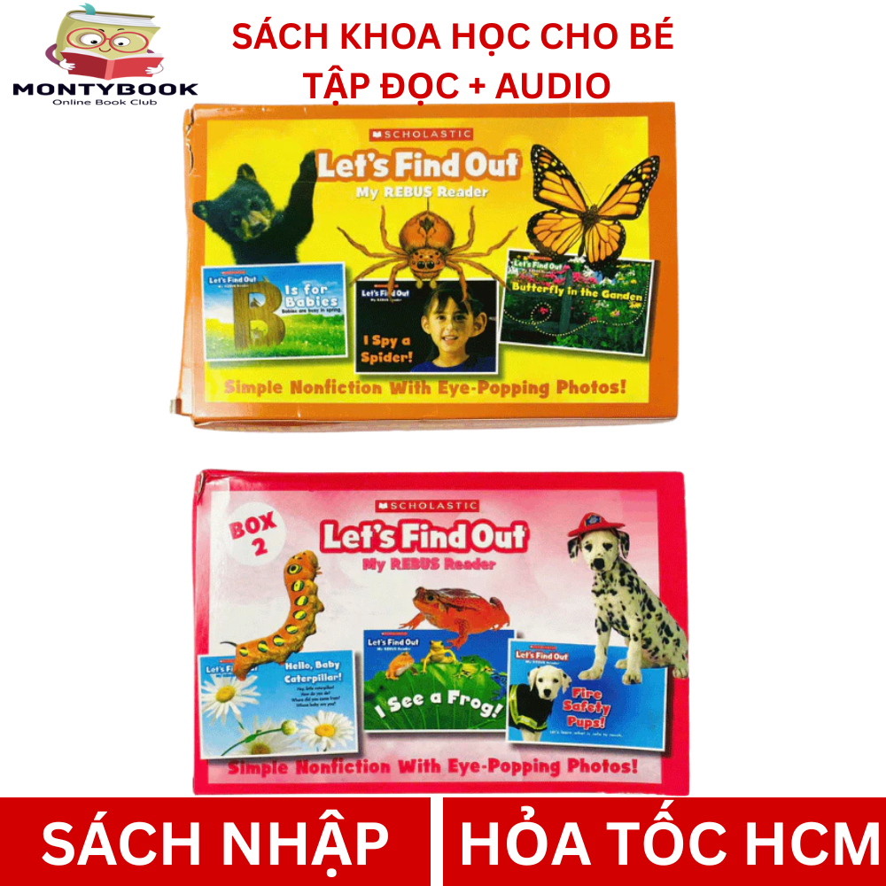 Sách khoa học - Let's find out Phần 1 +2 48 cuốn ( Tặng File MP3) trọn bộ