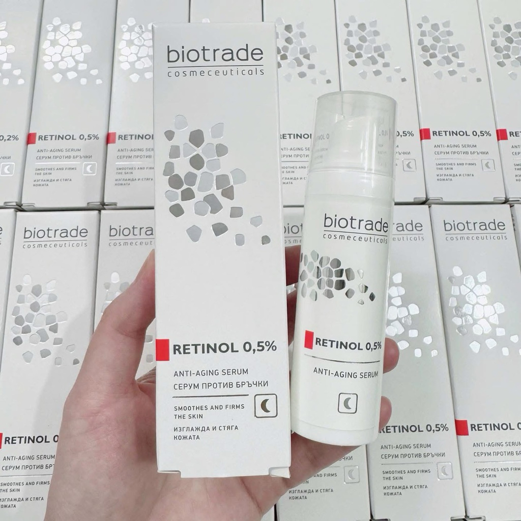 (Tem CTy) Serum Retinol tái tạo da Biotrade Anti-Age Serum Retinol 0.5%
