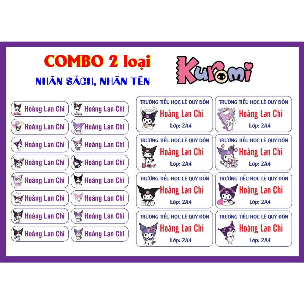 [COMBO] 30 Nhãn sách và 84 Nhãn tên cho bé - In theo yêu cầu - Bóc dán dễ dàng - Gichi Design & Prin