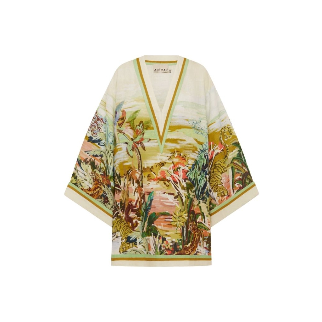 Ale jungle boogie mini dress / Đầm cổ V Jungle Boogie Ale