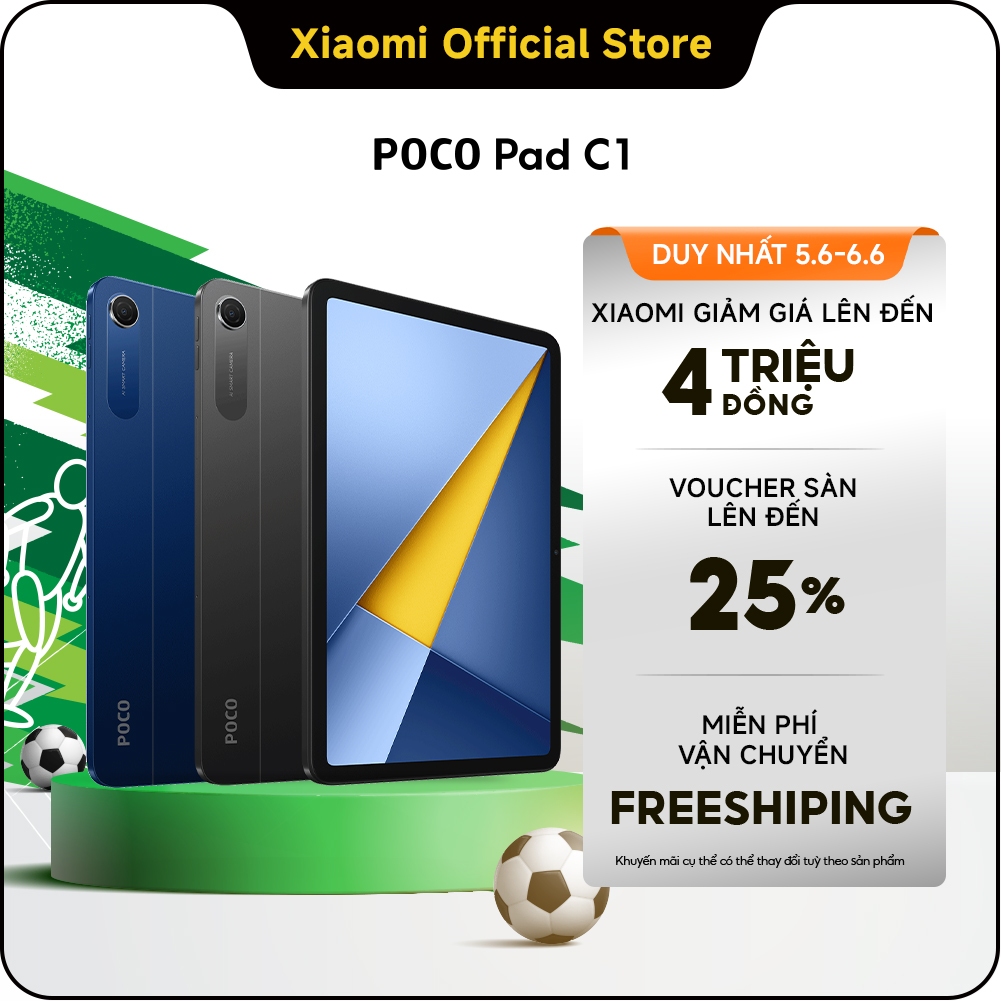 POCO Pad C1 (4GB+64GB| 6GB+128GB) | Màn hình 9.7" 2K 120Hz | Pin khủng 7600 mAh(typ) | BigBuy360 - bigbuy360.vn