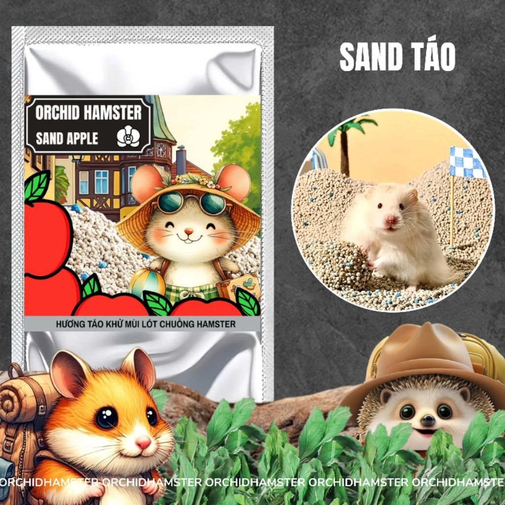 Cát Sand Hamster Thơm 5KG Lót Chuồng Hamster/Sóc/thỏ/Nhím/Bọ Cao Cấp Khử Mùi Tốt
