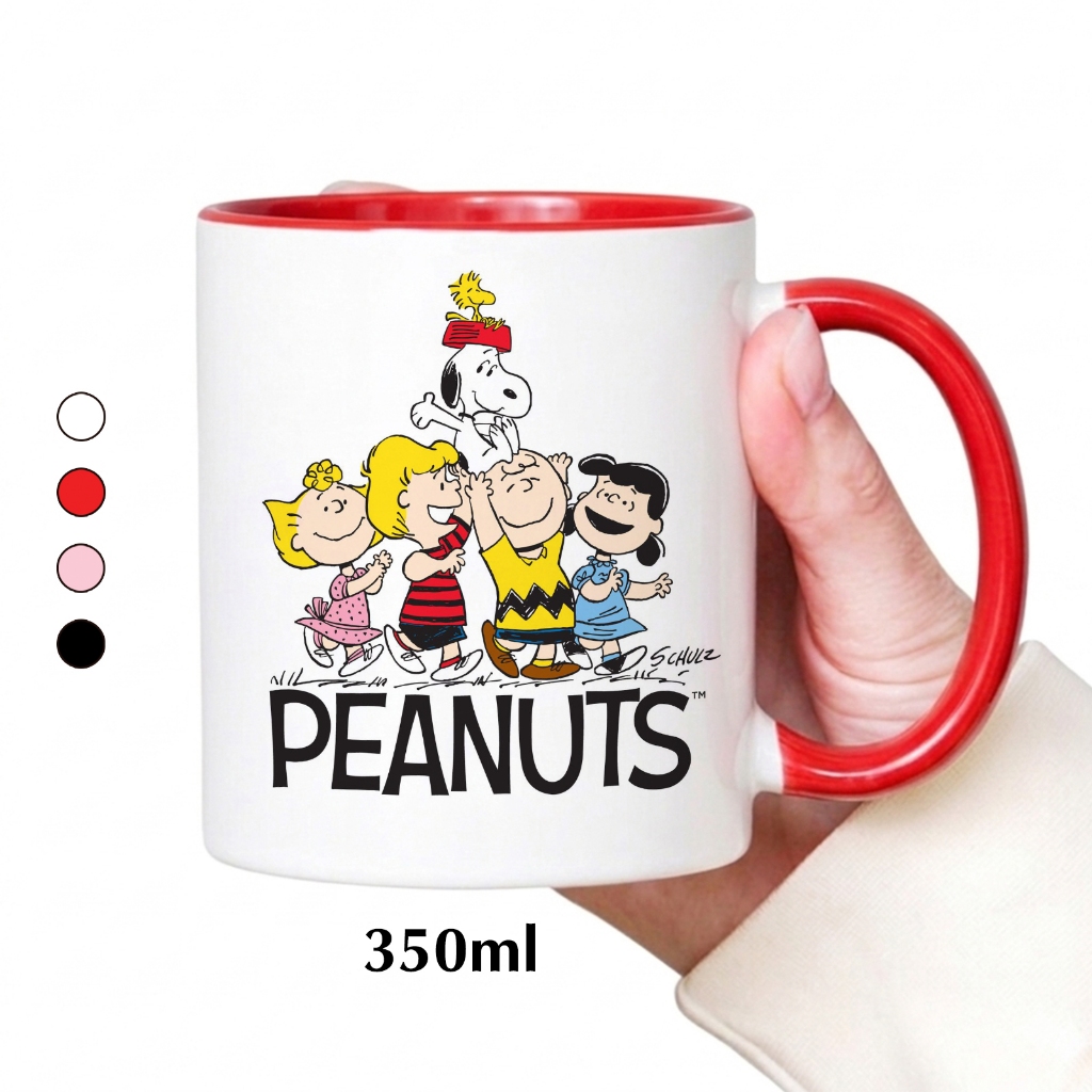 Ly Sứ Cốc Sứ PEANUTS Snoopy Dễ Thương, Cốc Sứ Snoopy Cute