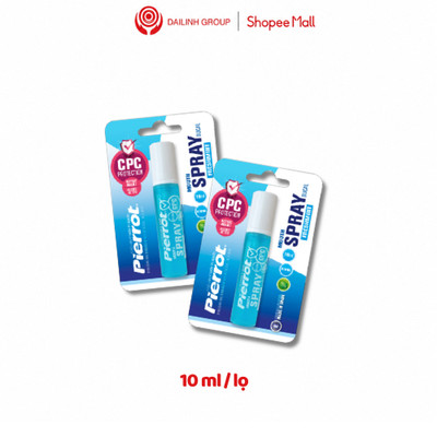 Xịt Thơm Miệng Pierrot 10ml – Diệt Khuẩn, Khử Mùi Hôi Miệng, Hơi Thở Thơm Mát