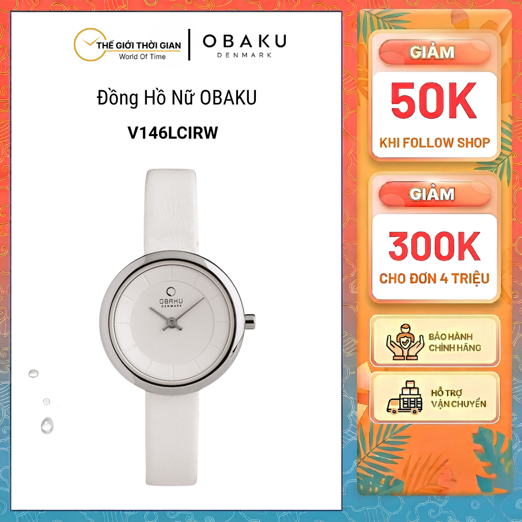 Đồng hồ đeo tay nữ hiệu Obaku V146LCIRW