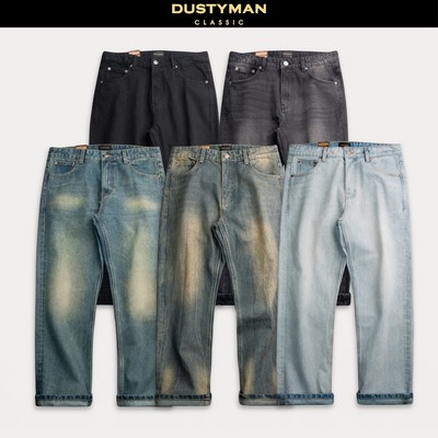 Quần Jean Nam Wild Ống Đứng Dustyman, Form Straight, Tone Màu Cổ Điển Bụi Bặm, J602-SS26