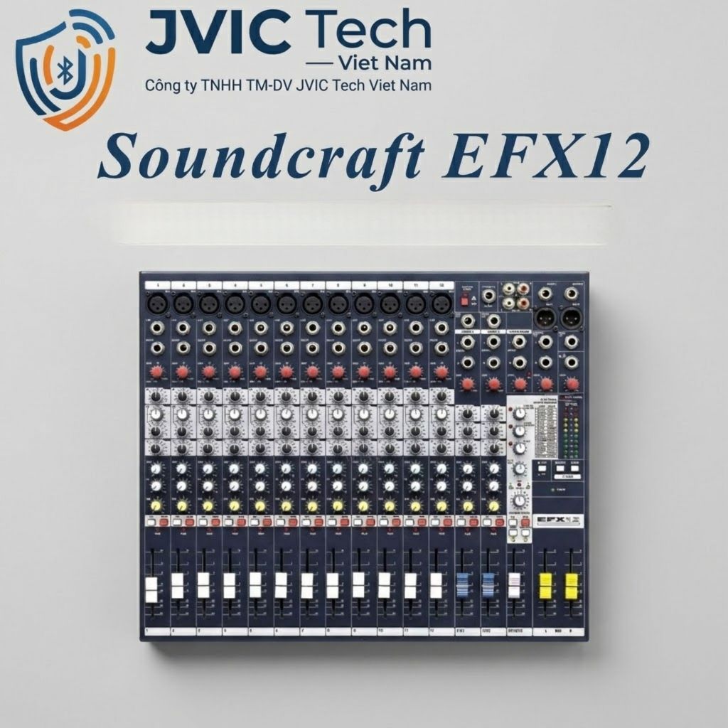 Bàn Mixer Soundcraft EFX12 – Chất Lượng Âm Thanh Chuyên Nghiệp Trong Tầm Tay