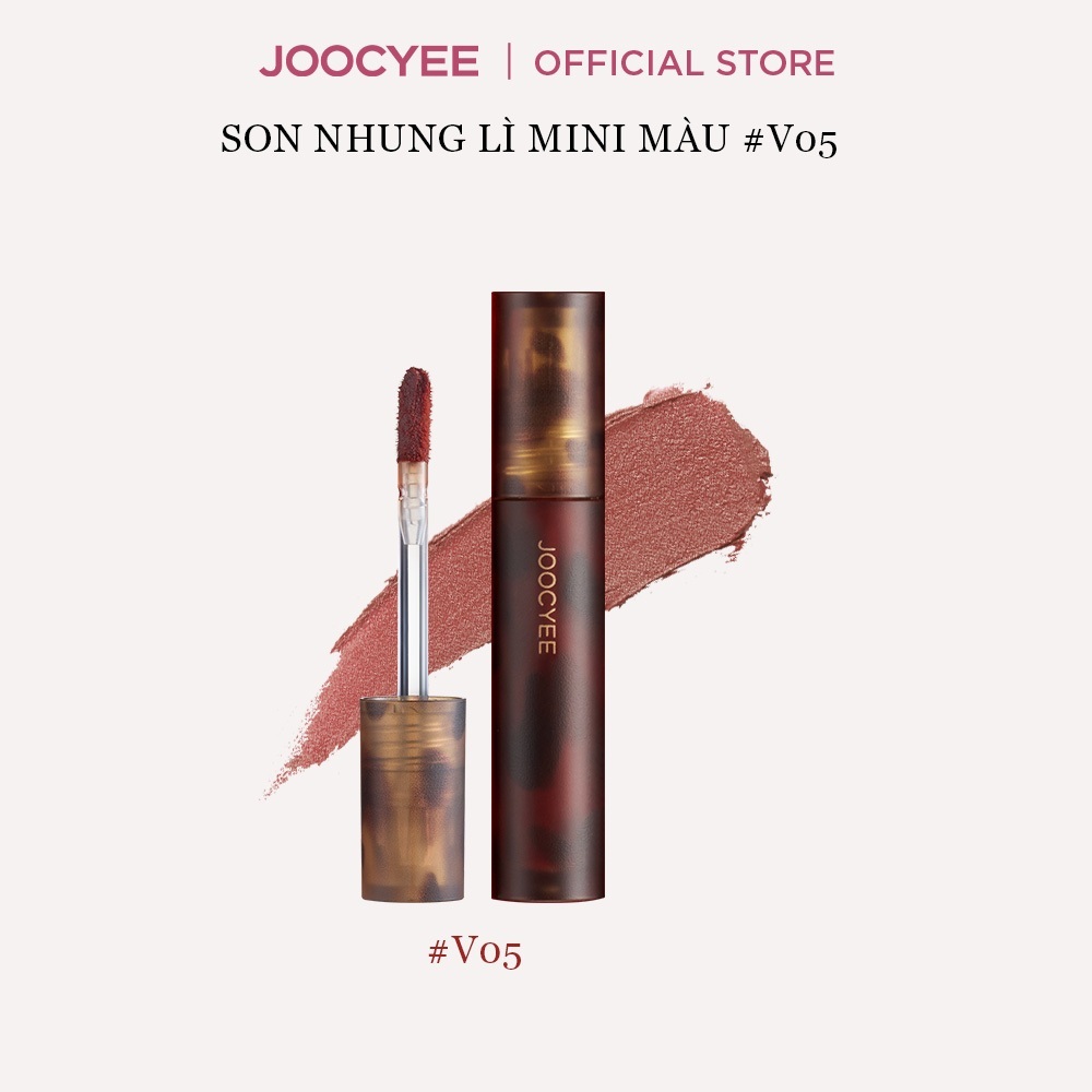 JOOCYEE VELVET GLOSS #V05 ALMOND CINNAMON
