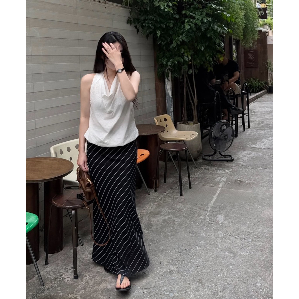 @𝐏𝐢𝐧𝐤𝐤 𝐎𝐝𝐞𝐫𝐫 [𝐜ó 𝐬ẵ𝐧]🎀 Chân váy kẻ dài siu dễ mix đồ cân mọi aufit lun ạ📸