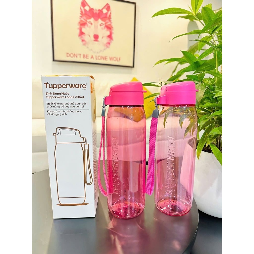 Bình nước Lohas 750ml Tupperware chính hãng