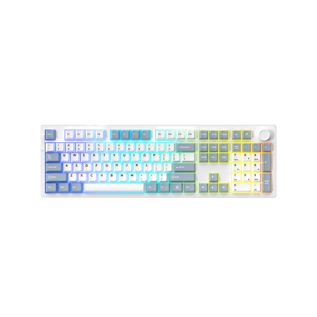 Bàn phím cơ gaming DareU EK106 Pro Haze Blue Cloud switch