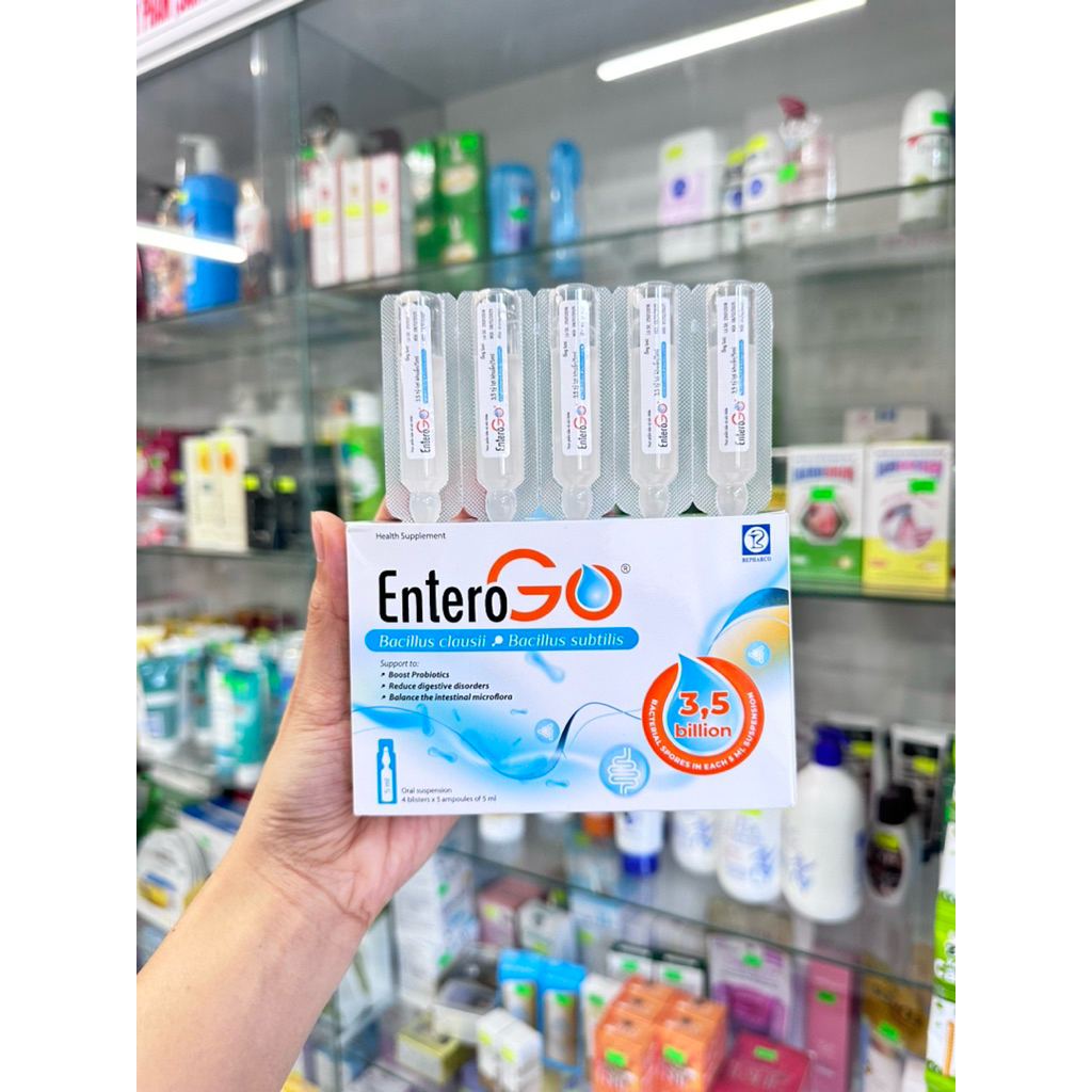 TPBVKS Men vi sinh Entero Go 3,5tỷ lợi khuẩn (hộp 20 ống, 5ml)