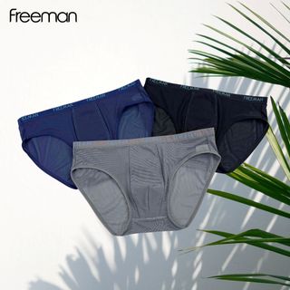 Combo 3 quần lót nam freeman chất liệu lưới thoáng mát 6041