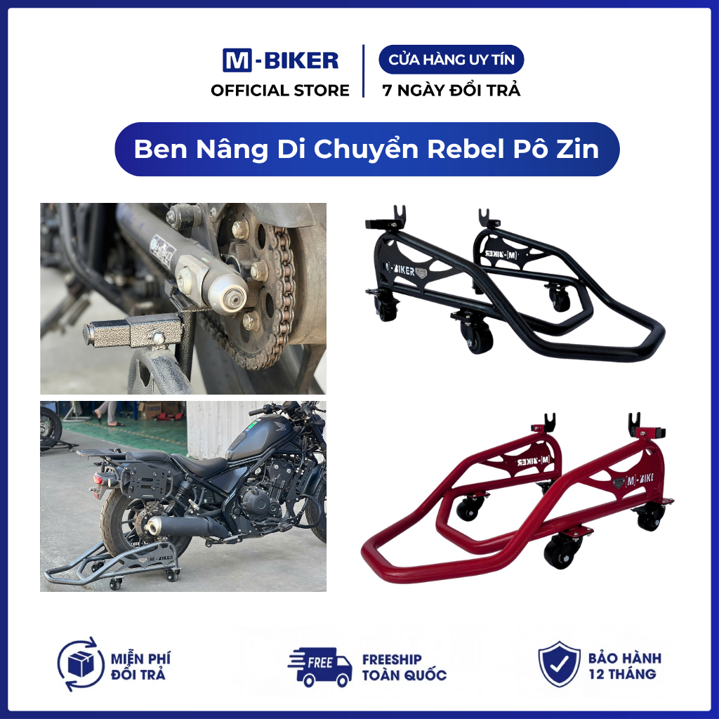 Ben Nâng Rebel Pô Zin, ben nâng di chuyển cho xe rebel pô zin | M-Biker