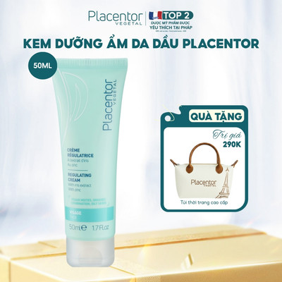 Kem dưỡng điều tiết bã nhờn cho da dầu, da hỗn hợp Placentor Regulating Cream 50ml