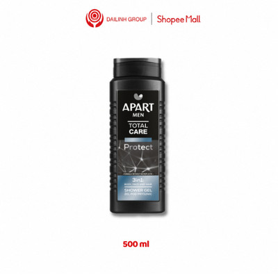 Gel Tắm Nam APART Men 500ml – Dưỡng Ẩm Dịu Nhẹ, Lưu Hương Đặc Biệt, Giúp Da Mềm Mịn & Sạch Thoáng