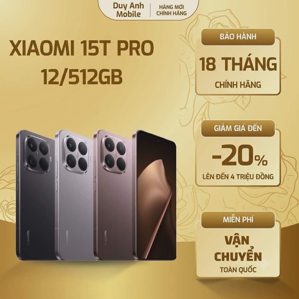 Xiaomi 15T Pro 12/512 Newseal Chính hãng