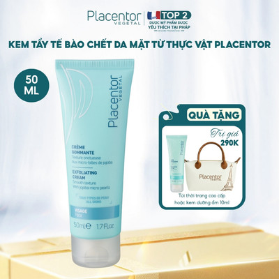 Kem tẩy tế bào chết Placentor 50ml Cho Mọi Loại Da Làm Sạch Da Bảo Vệ Da Exfoliating Cream