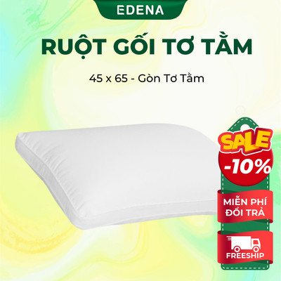 RUỘT GỐI TƠ TẰM EDENA KÍCH THƯỚC 45x65CM - NÂNG NIU TỪNG GIẤC NGỦ NGON