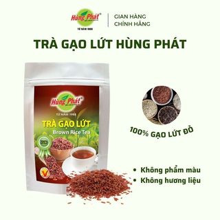 Trà gạo lứt hùng phát - tgl - túi 225g từ 100% gạo lứt - đạt chuẩn iso haccp