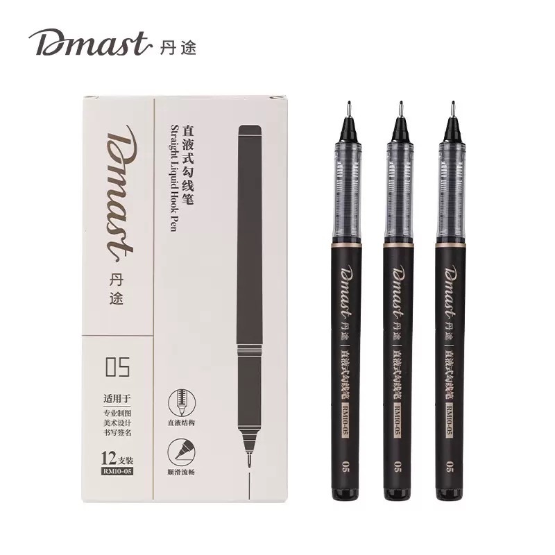 Bút mực chống thấm nước đi line Dmast chất lượng cao - RM10-05-đầu bút 0.45mm