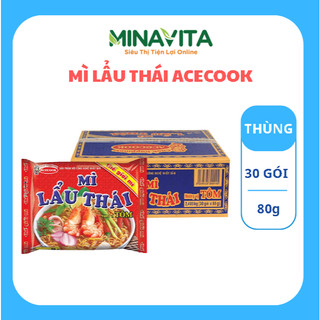 Thùng 30 gói Mì Lẩu Thái Tôm