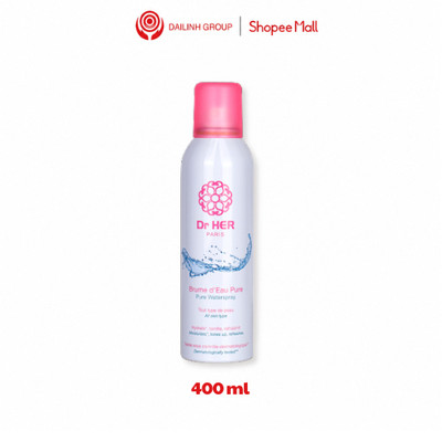 Xịt Khoáng Dr HER Paris 400ml – Cấp Ẩm Nhanh, Làm Mát Da, Dịu Nhẹ Cho Mọi Loại Da