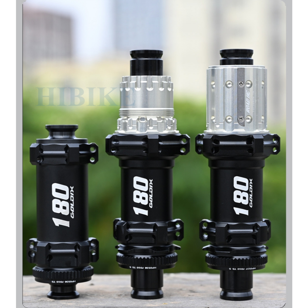 Bộ Hub Goldix R180 Ratchet 60T Hình Nón – 24 Lỗ Phanh Đĩa Centerlock Moay Ơ Xe Đạp