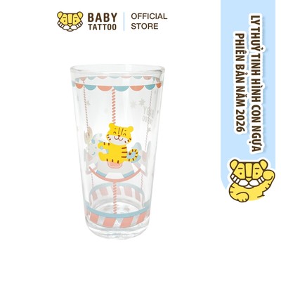 [GIFT] Ly Thuỷ Tinh, Ly Cà Phê, Ly Uống Nước Hình Con Ngựa Dễ Thương BABY TATTOO