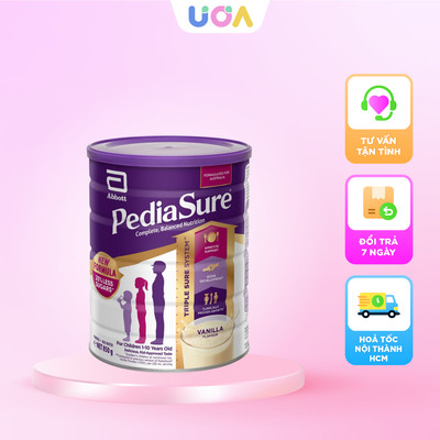 Sữa công thức Pediasure BA Abbott Úc - từ 1-10 tuổi - 850g (Lon)