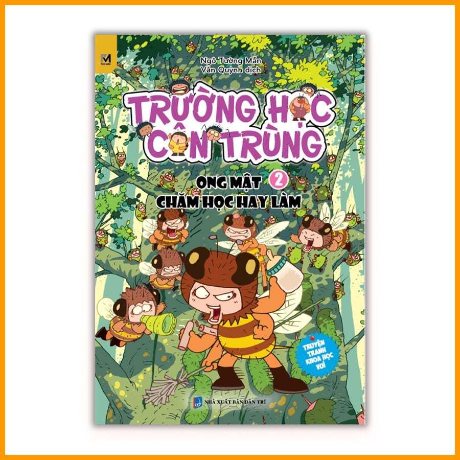 Sách - Trường học côn trùng - Ong mật chăm học hay làm - Phuc Minh Kids