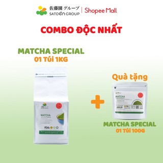 [COMBO SATOEN 06] Mua 01 gói Matcha Special vụ hè thu 1KG | TẶNG 01 gói Matcha Special 100G