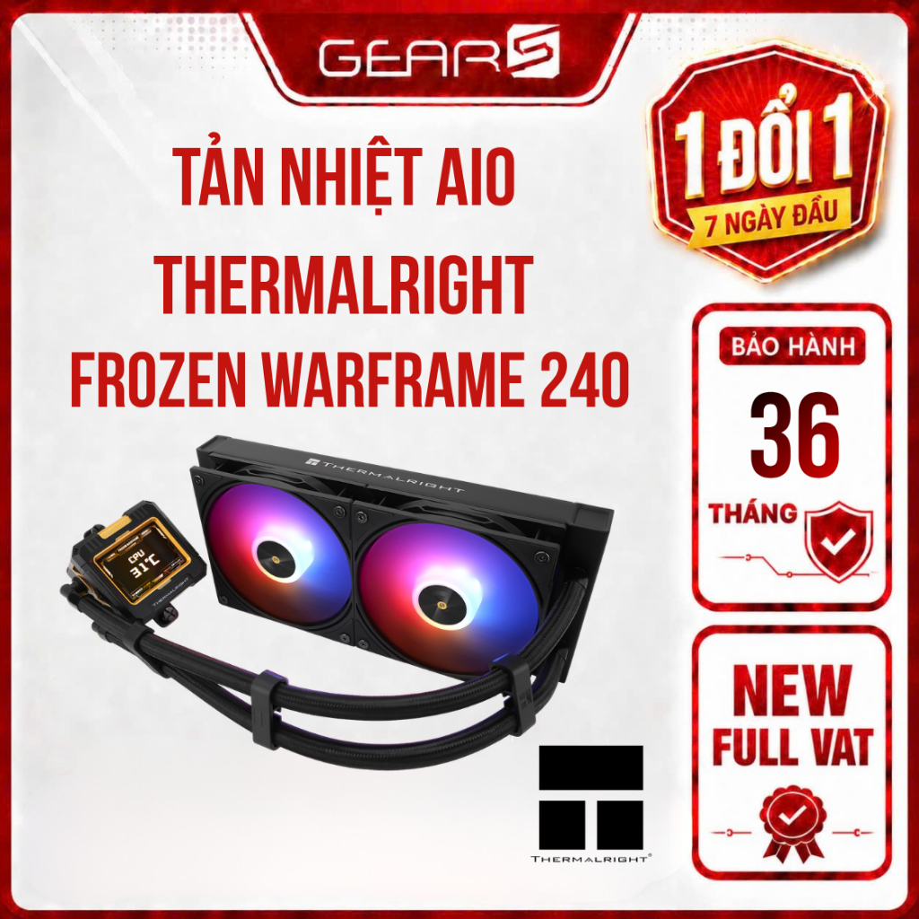 [FULL VAT] Tản Nhiệt Nước AIO Thermalright Frozen Warframe 240 - Bảo hành 36 Tháng
